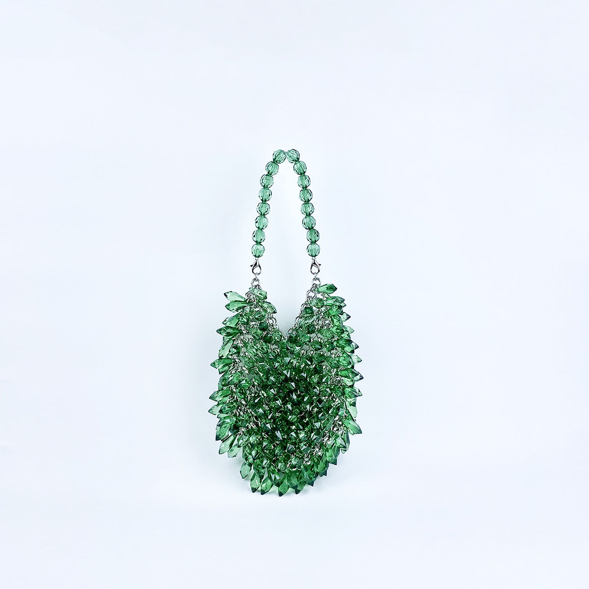 Niche Handmade Acrylic Solid Color Beads Portable Water Drop Bag High Sense Dinner Bag