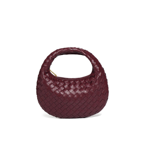 Mini sac à boulettes, sac messager à bandoulière en chaîne de niche, sac à main léger et luxueux à texture 