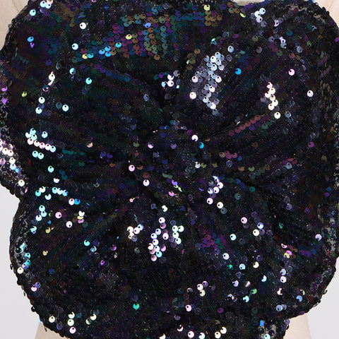 SEQUIN FLOWER BANDEAU