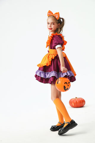 Halloween Children's Lolita Pumpkin Dress