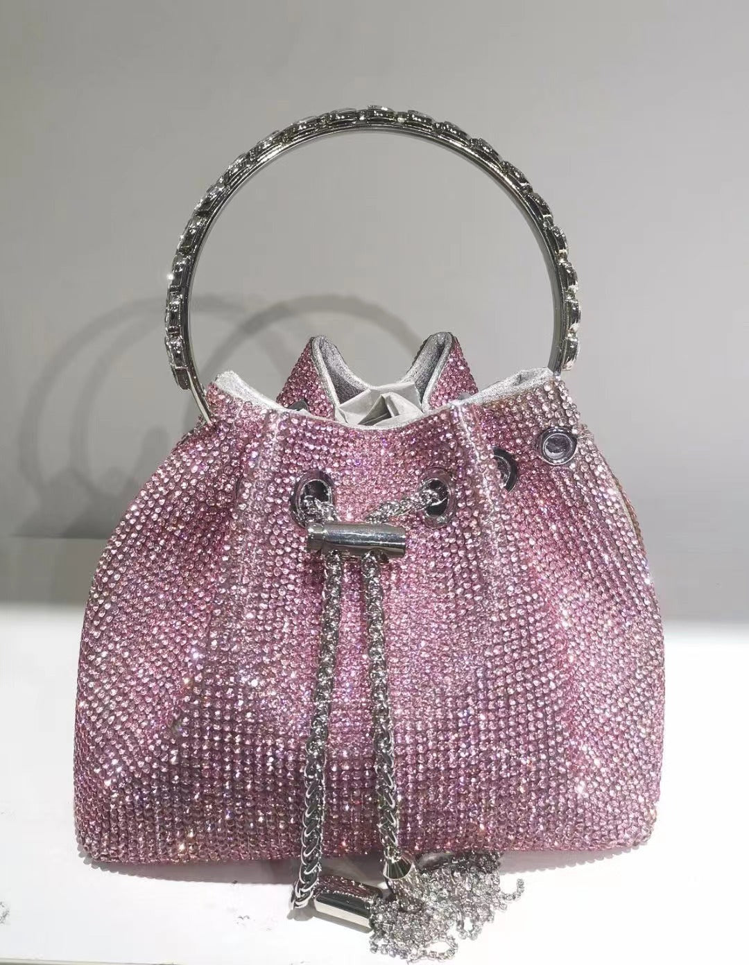 Strass Premium Dinner Handtasche Acryl Diamant Kette Tasche Schultertasche 