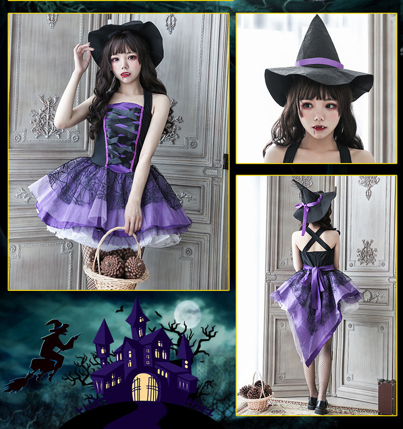 Halloween vampire adult costume cosplay witch costume wizard set