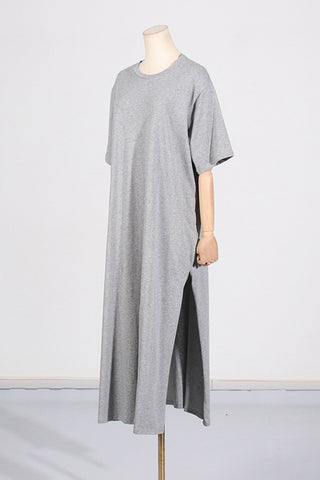 T-SHIRT MAXI SLIT DRESS