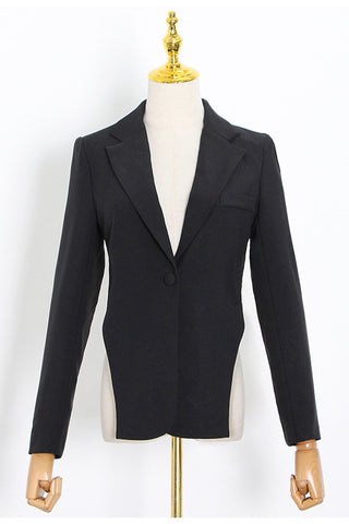 Open back blazer