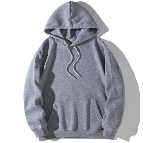 Herbst Übergröße Fleece gefüttert Kapuzenpullover Hoodie Pullover Top Baggy Coat