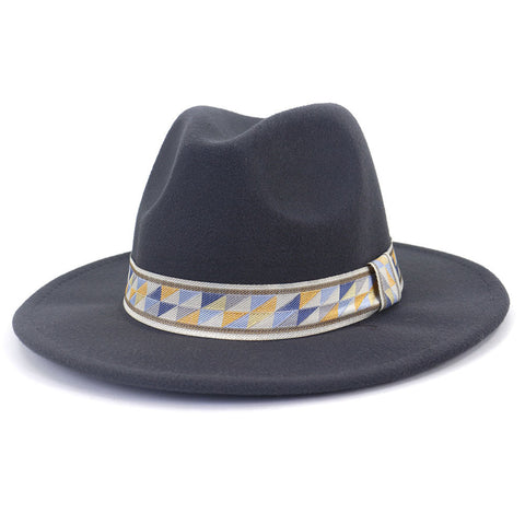 Chapeau en laine ethnique Chapeau en laine pour homme britannique 