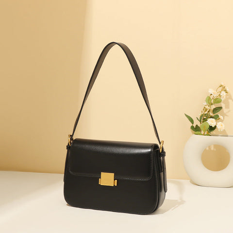 Bag Special Interest Design Simple Arc De Triomphe Square Bag Single Shoulder Crossbody Lock Multi Pocket Small Square Bag