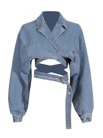 Cropped Denim Jacket