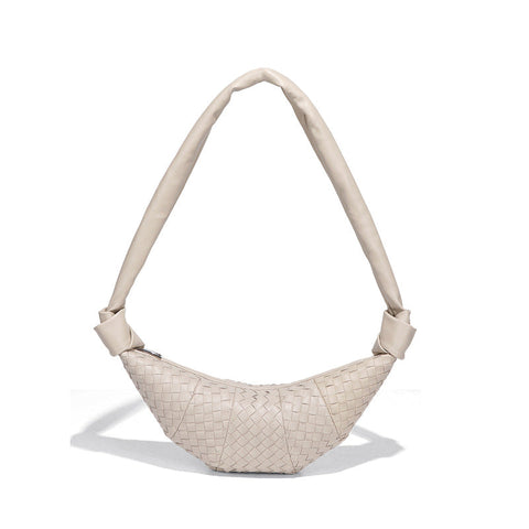 Sacs à bandoulière Croissant Sac à boulettes en cuir souple Sac à bandoulière Baguette Sac sous le bras 