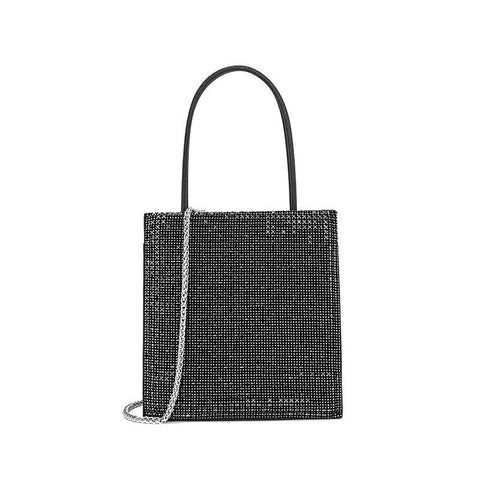 Strass Tote Kette Diamant College Schulter Umhängetasche 