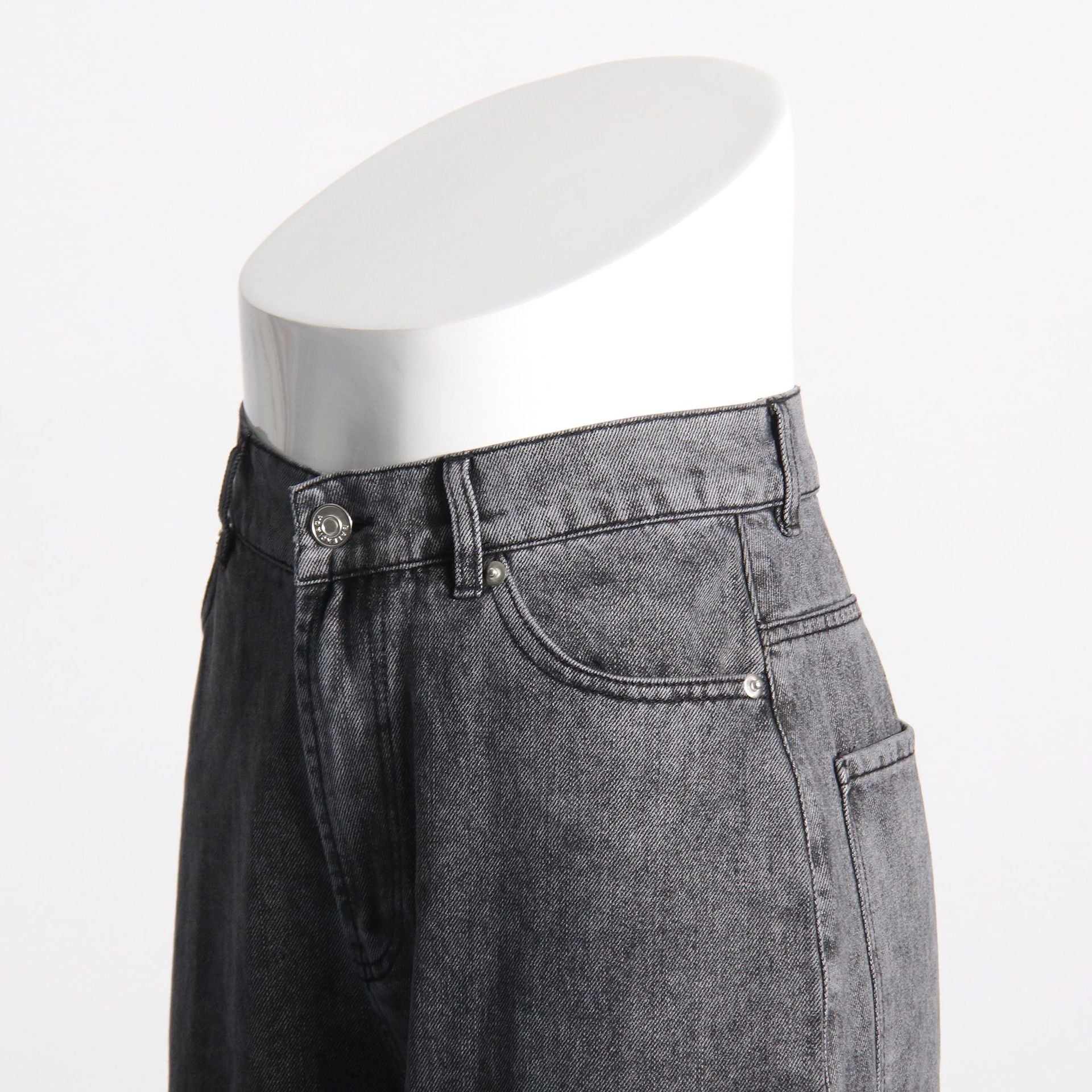 High Waist Wide Leg Work Jeans