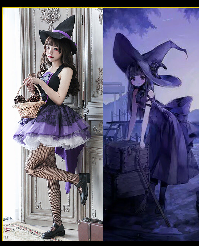 Halloween vampire adult costume cosplay witch costume wizard set