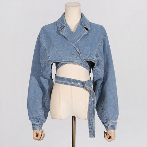 Cropped Denim Jacket