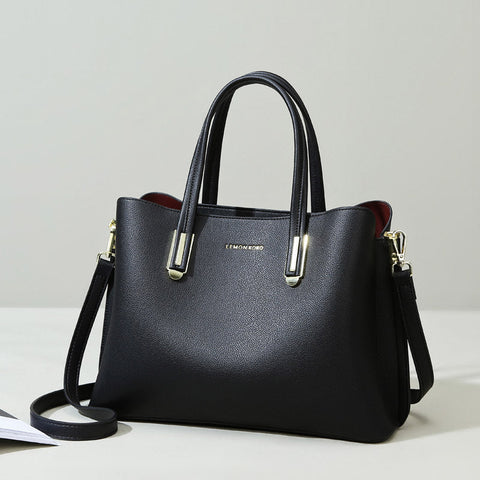 Sac à main grande capacité Sac tendance à une épaule Sac fourre-tout de bureau pour maman d'âge moyen 