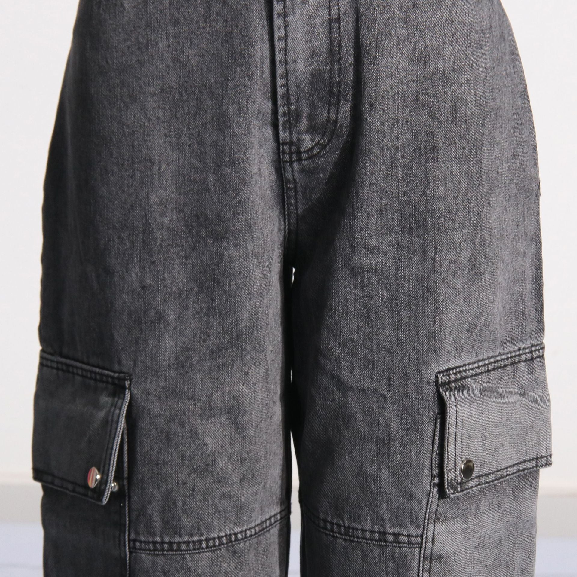 High Waist Wide Leg Work Jeans