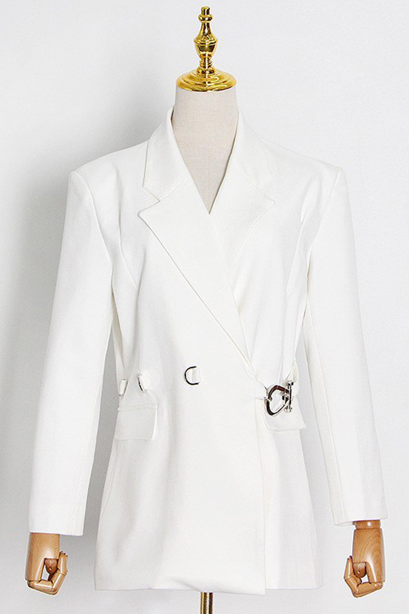 Elegant Belted Suit Jacket