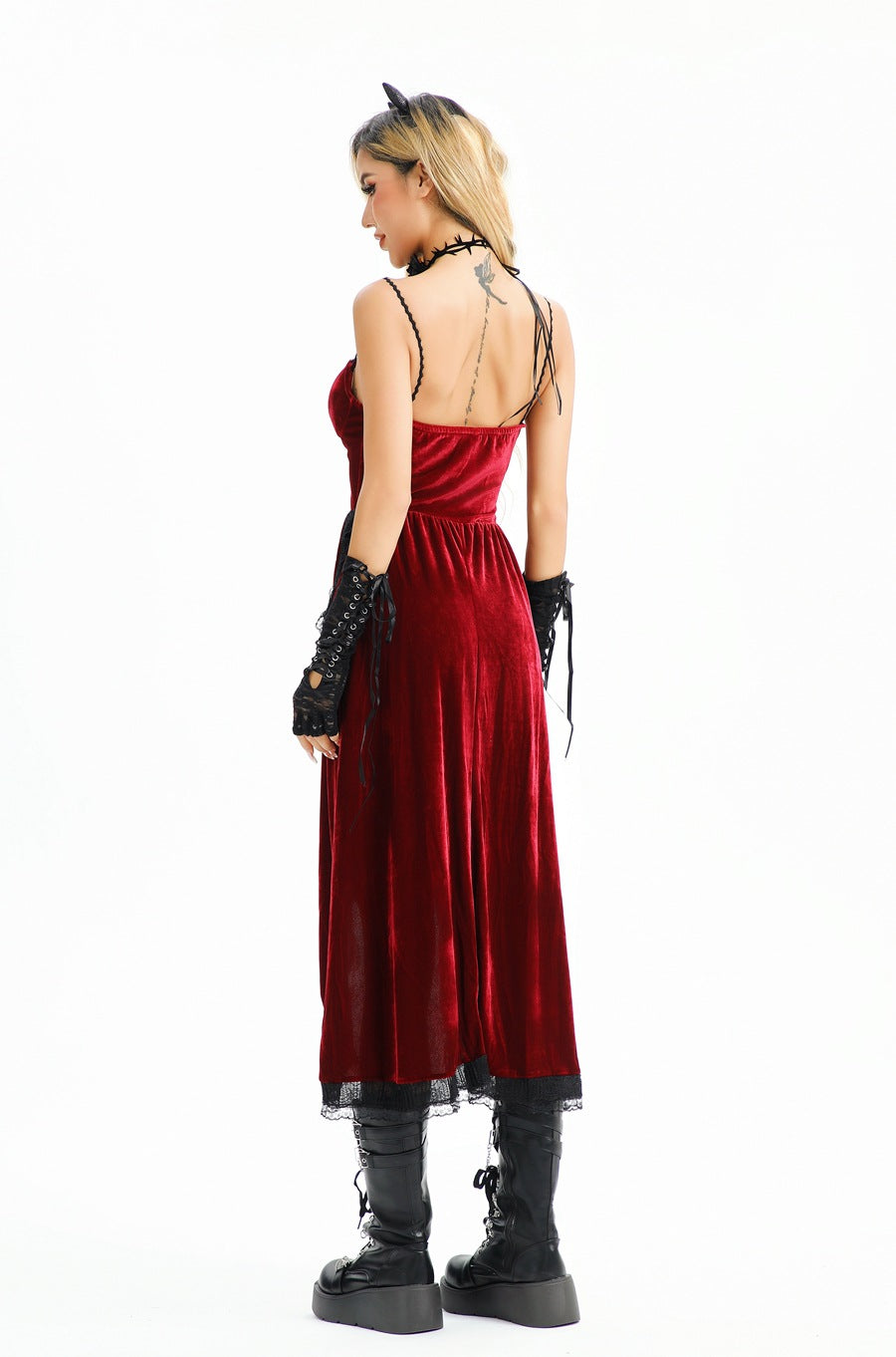 Dark Gothic Halloween Hot Girl Punk Dress