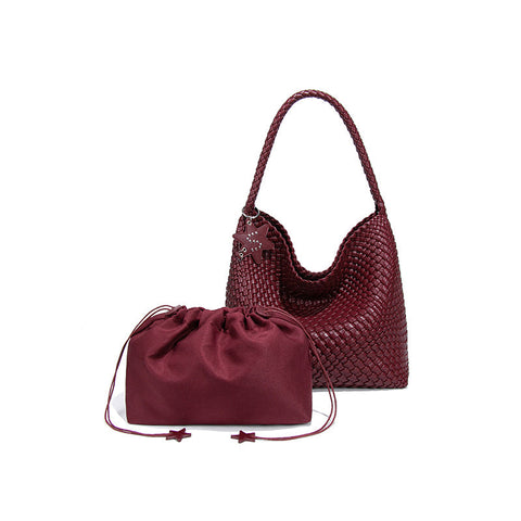 Sac fourre-tout de grande capacité avec design à la main, décontracté, à une épaule, ornements, sac de bureau 