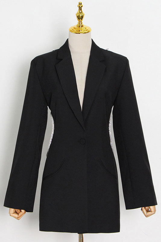 DIAMANTE ROPE KNOT BLAZER /DRESS