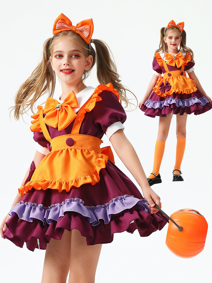 Halloween Children's Lolita Pumpkin Dress