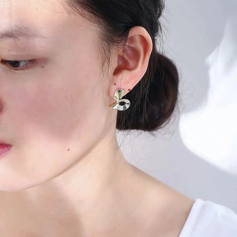 The Spiral Sterling Silver Earrings - Multiple Colors