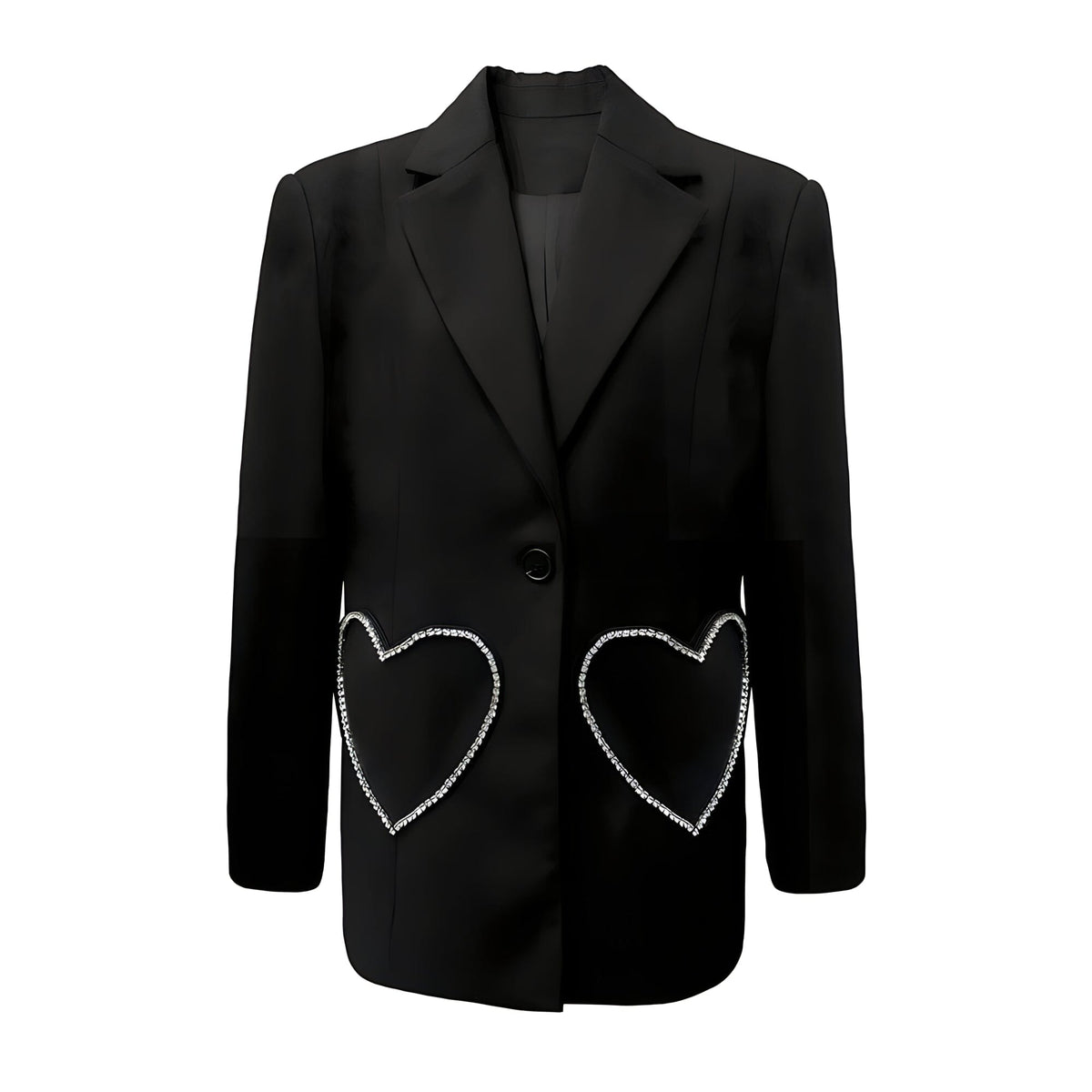 Der Heartthrob – Langärmliger Blazer mit Pailletten