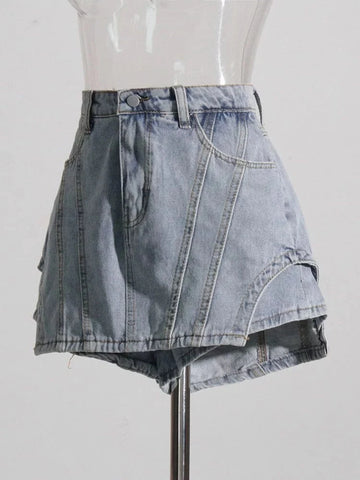 The Shelby High Waist Denim Shorts  - Multiple Colors