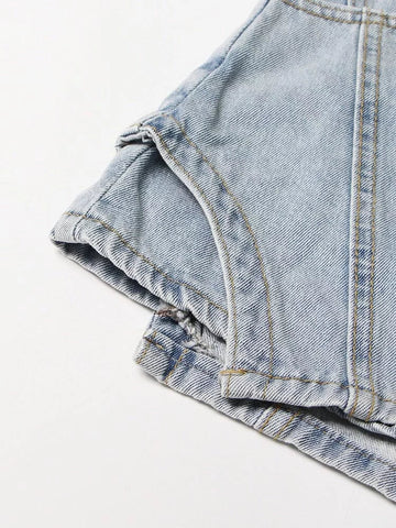 The Shelby High Waist Denim Shorts  - Multiple Colors