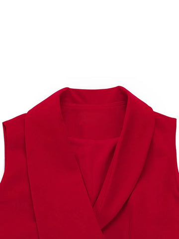 The Serena Sleeveless Patchwork Dress