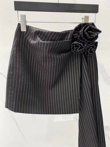 The Porsche High Waist Spliced Skirt