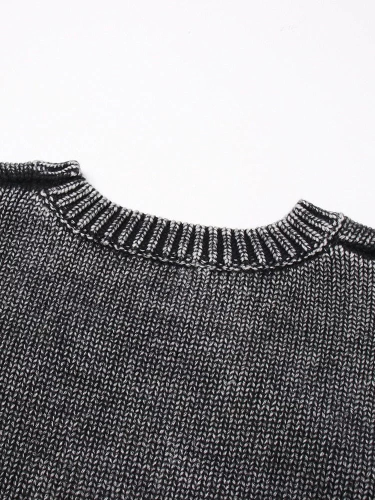 Le pull court en tricot deux pièces Yasmin