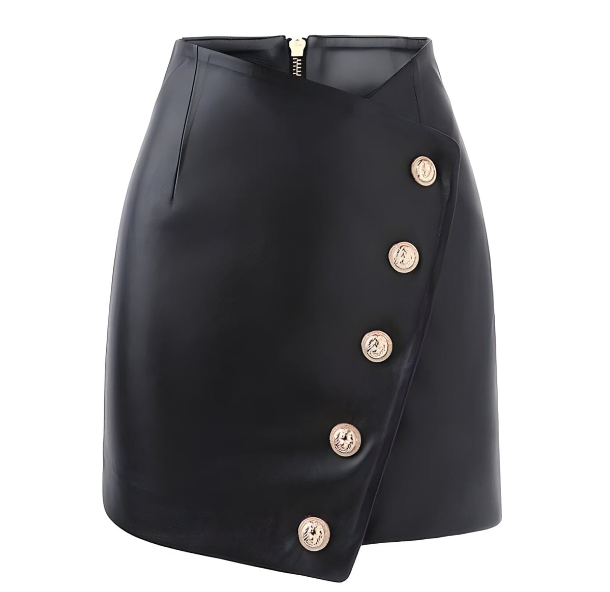 The August Faux Leather Pencil Mini Skirt - Multiple Colors