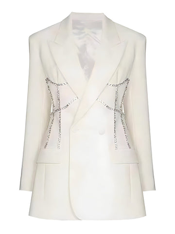 The Chandelier Long Sleeve Blazer - Multiple Colors