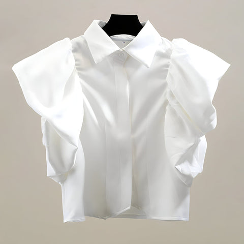 The Mavis Short Sleeve Blouse - Multiple Colors