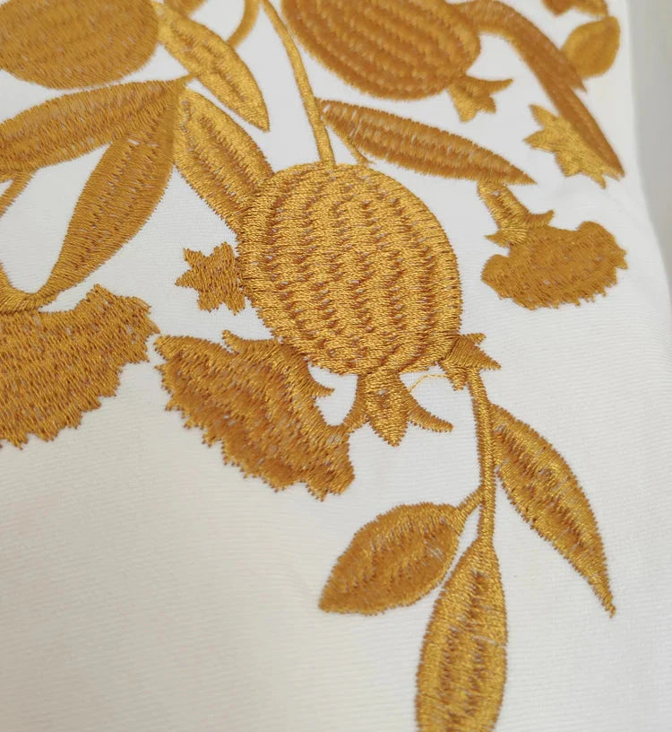 The Ariella Sleeveless Embroidered Dress