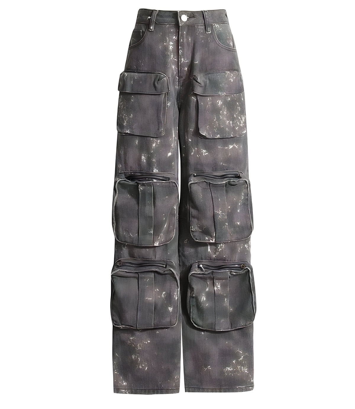 The Denver High Waist Oversized Camouflage Cargo Pants