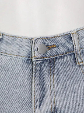The Nashville High Waist Denim Shorts