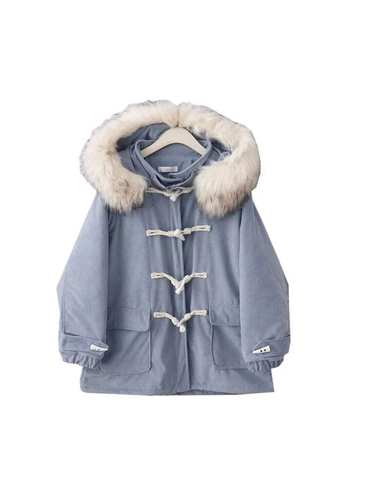 Manteau d'hiver surdimensionné à capuche en fausse fourrure Molly - Plusieurs couleurs