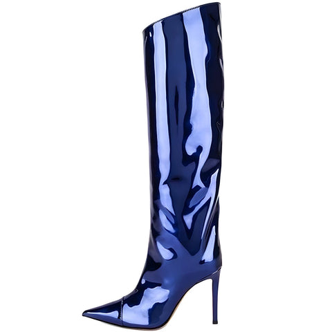The Mirror Knee-High Boots - Multiple Colors
