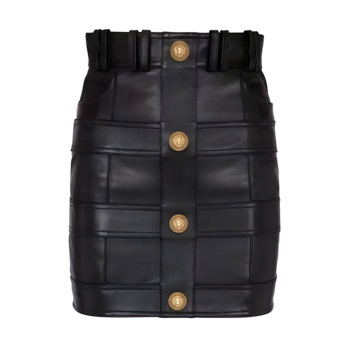 The Rochelle Faux Leather Mini Skirt