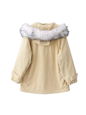 Manteau d'hiver surdimensionné à capuche en fausse fourrure Molly - Plusieurs couleurs