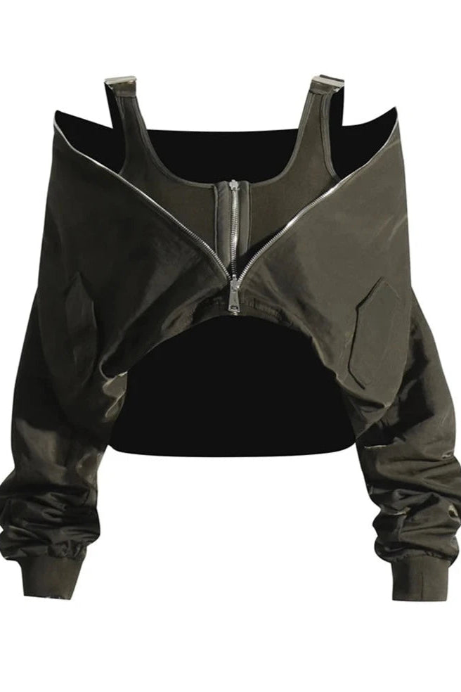 Convertible Bomber Jacket