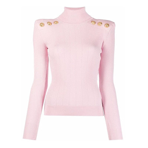 The Leander Long Sleeve Knitted Turtleneck - Multiple Colors