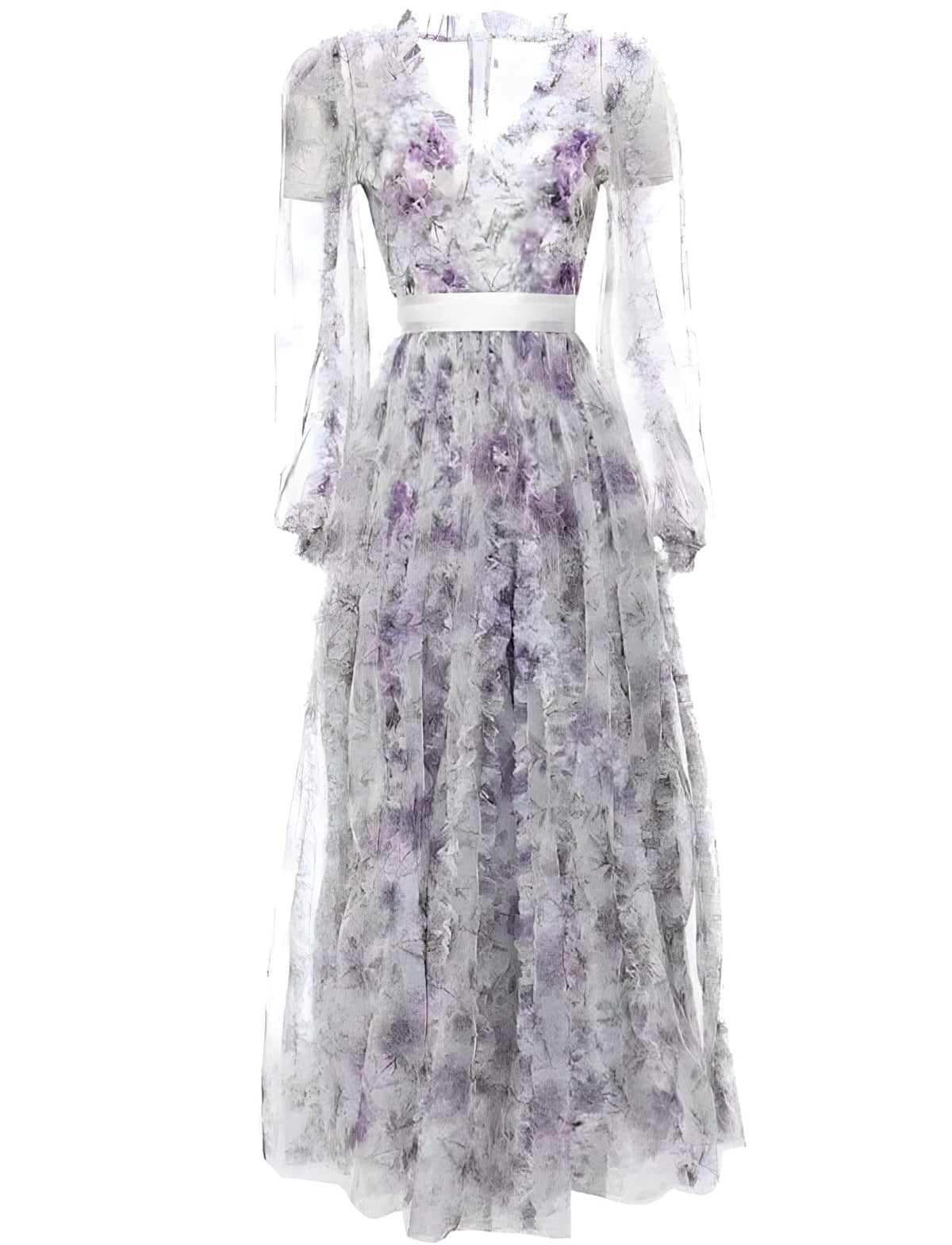 The Winslet Long Sleeve Pleated Dress