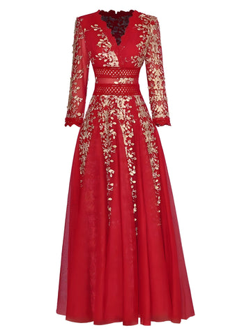 The Lavinia Long Sleeve Dress - Multiple Colors
