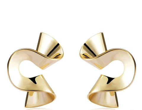 The Spiral Sterling Silver Earrings - Multiple Colors