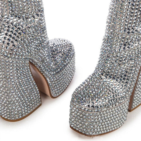 The Disco Platform Ankle Boots