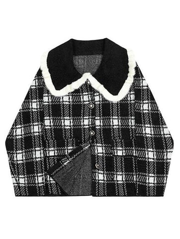 The Betsy Long Sleeve Plaid Winter Coat - Multiple Colors