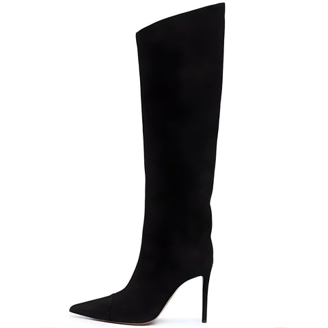 The Mirror Knee-High Boots - Multiple Colors