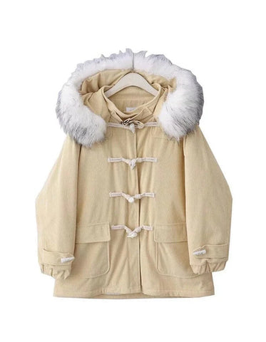 Manteau d'hiver surdimensionné à capuche en fausse fourrure Molly - Plusieurs couleurs